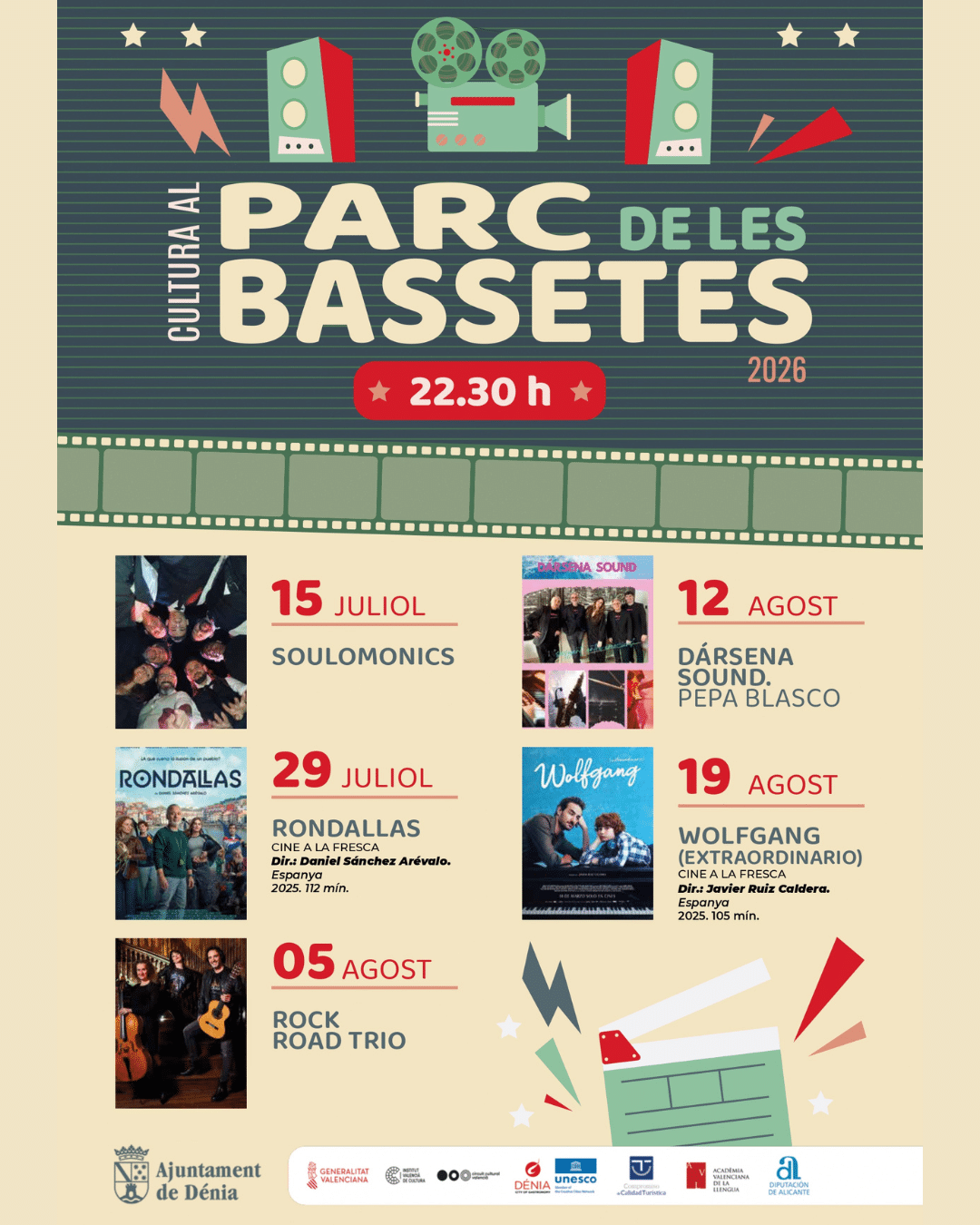 Cartel Cultura al Parc de les Bassetes 2026