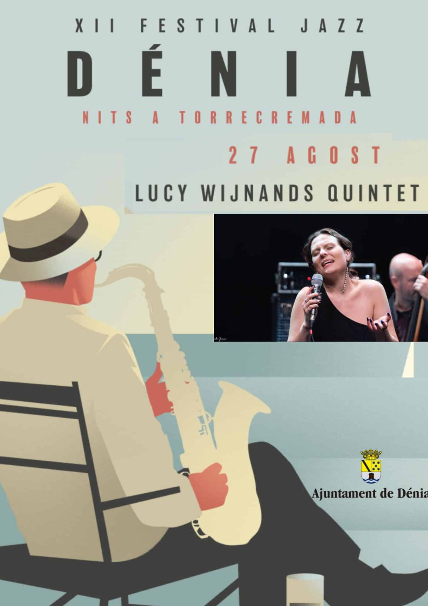 Cartel XII Festival Jazz Dénia con Lucy Wijnands Quintet
