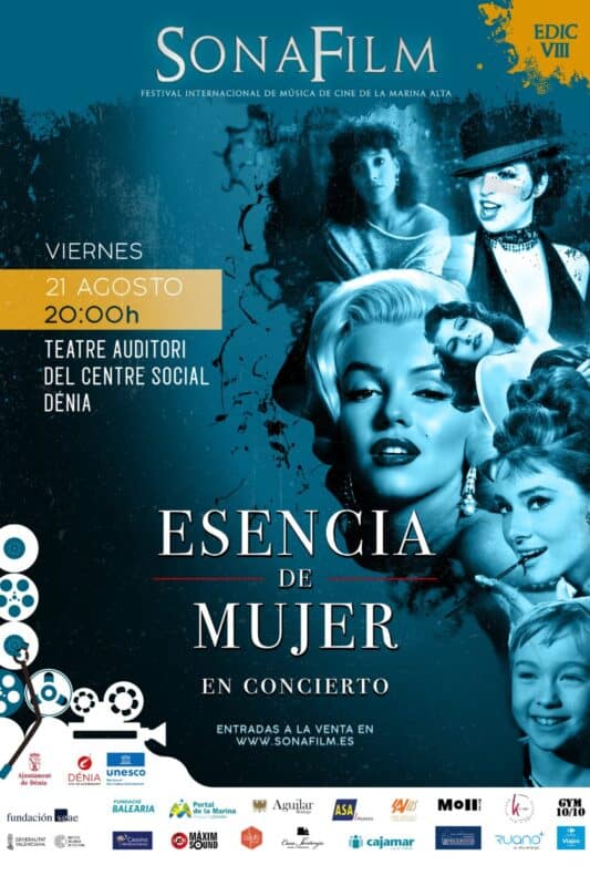 Cartel del concierto Esencia de Mujer del festival SonaFilm