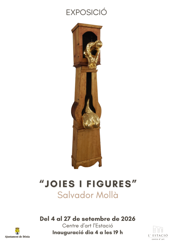 Cartel exposición Joies i Figures de Salvador Mollà en Dénia