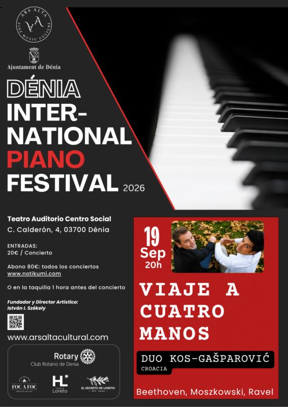 Cartel Festival Internacional de Piano Dénia 2026