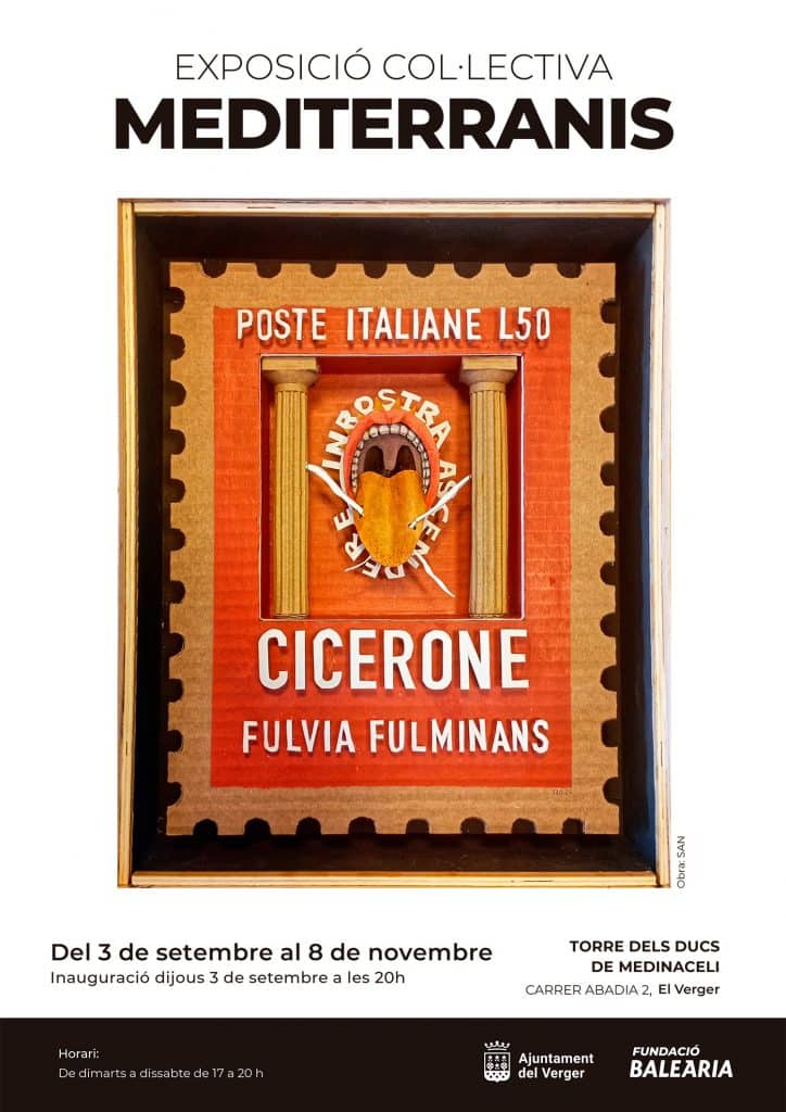 Cartel exposición Mediterranis, El Verger