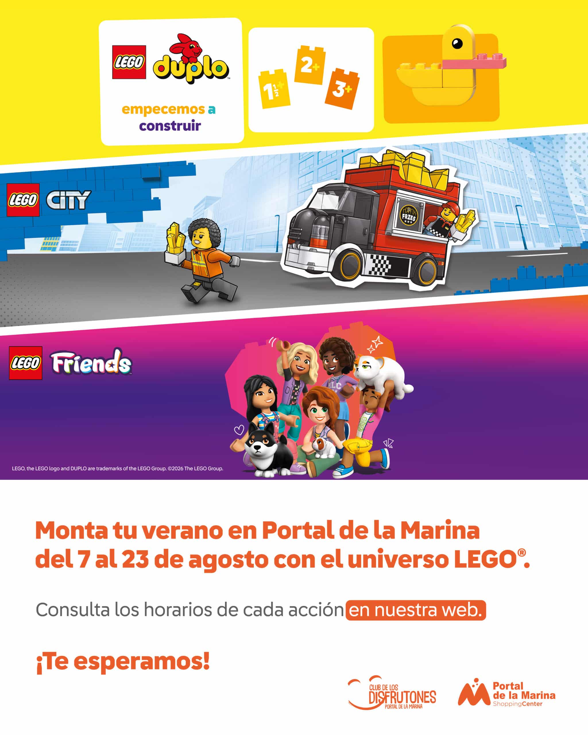 Promoción LEGO en Portal de la Marina agosto 2025