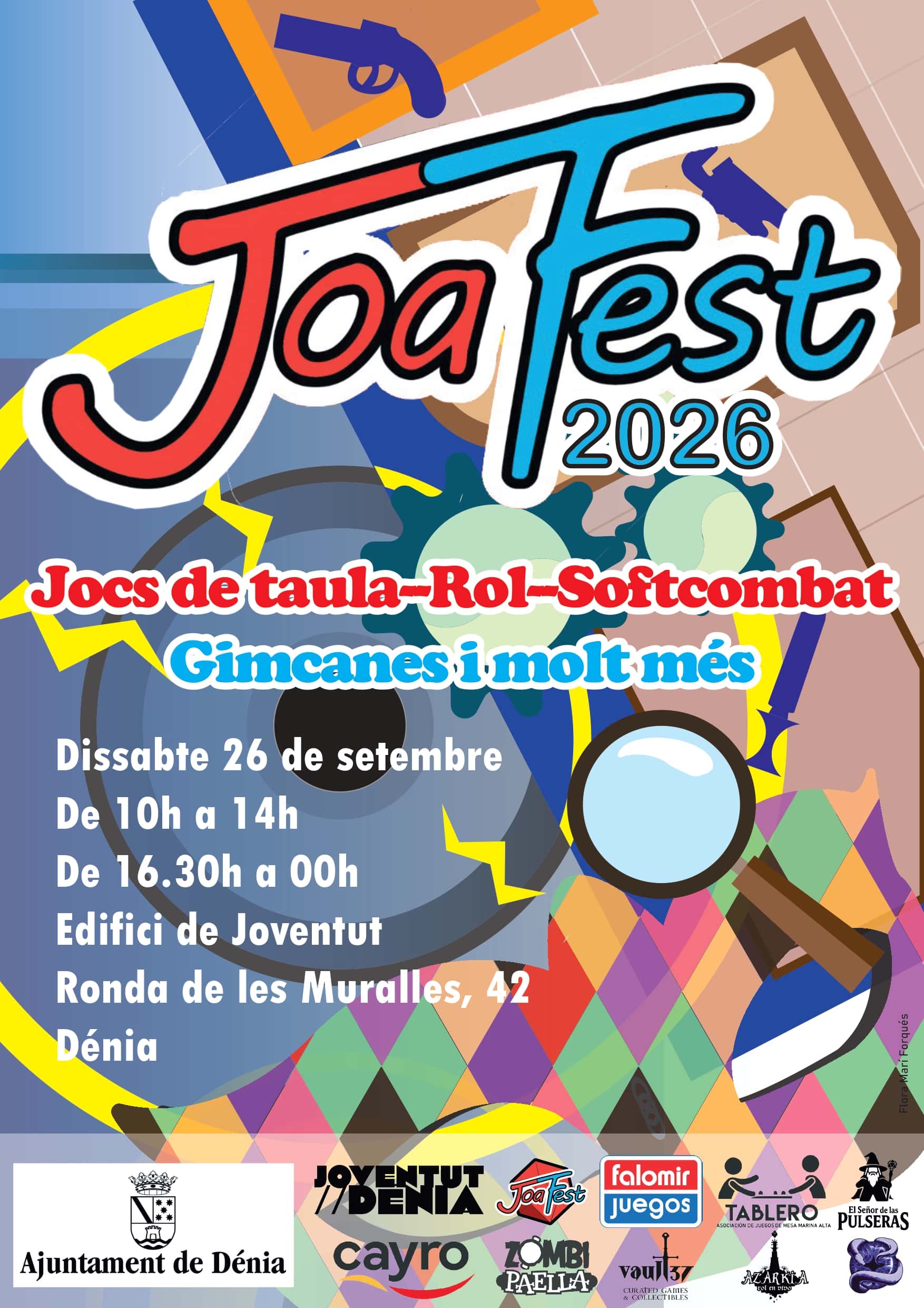 Cartel del JOAFEST 2026 en el Casal Jove de Dénia - Foto: Ayuntamiento de Dénia